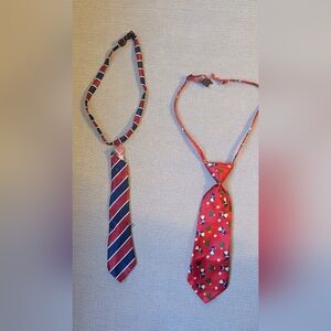 Kids Festive Ties Set - Red and Blue